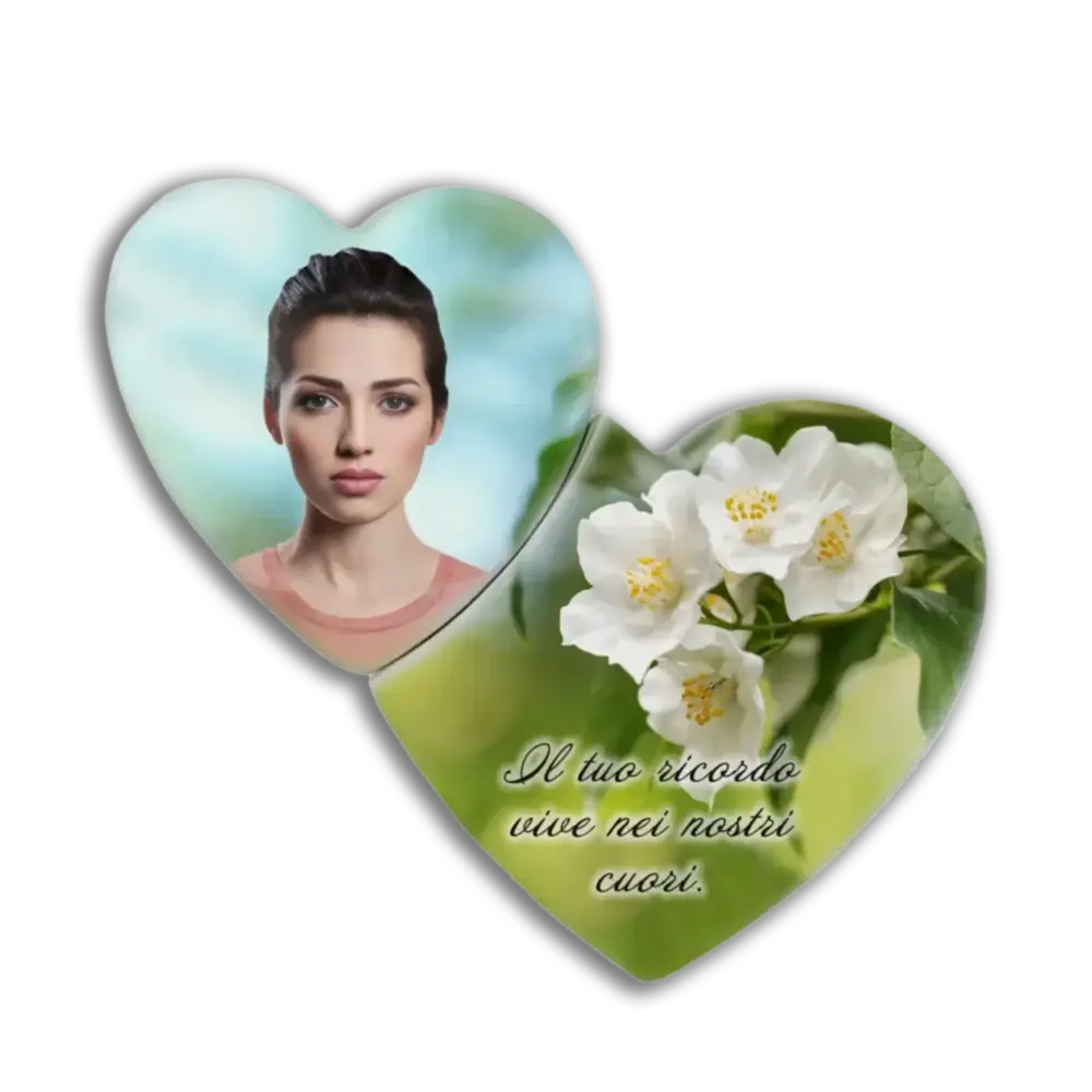 Fotoporcellana Cuore Doppio Sinistra - Cuori | Velpas