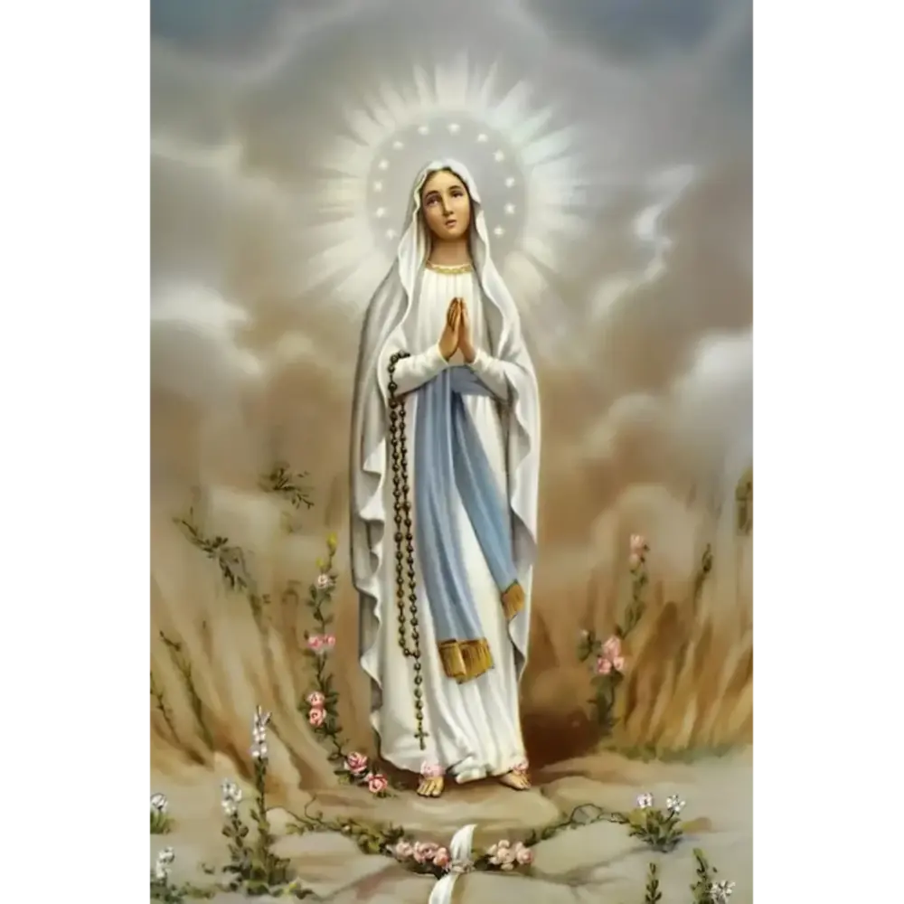Fotoporcellana Madonna di Lourdes - Santi | Velpas