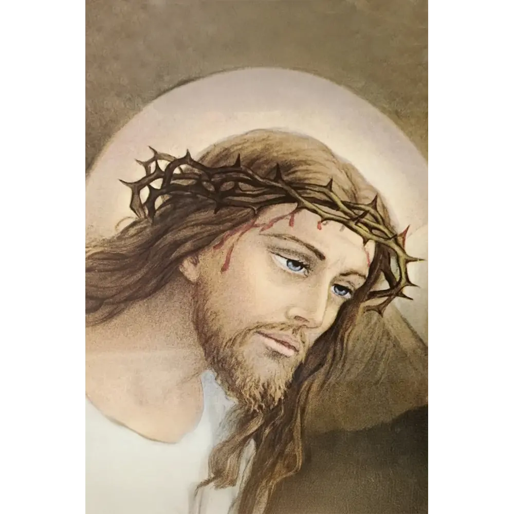 Fotoporcellana Gesu Cristo con Corona di Spine - Santi | Velpas