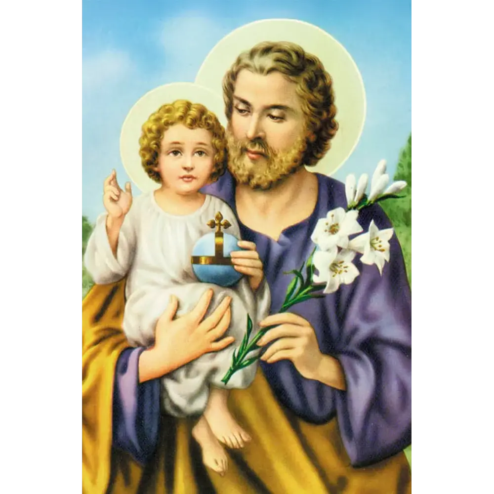 Fotoporcellana San Giuseppe con Bambino - Santi | Velpas