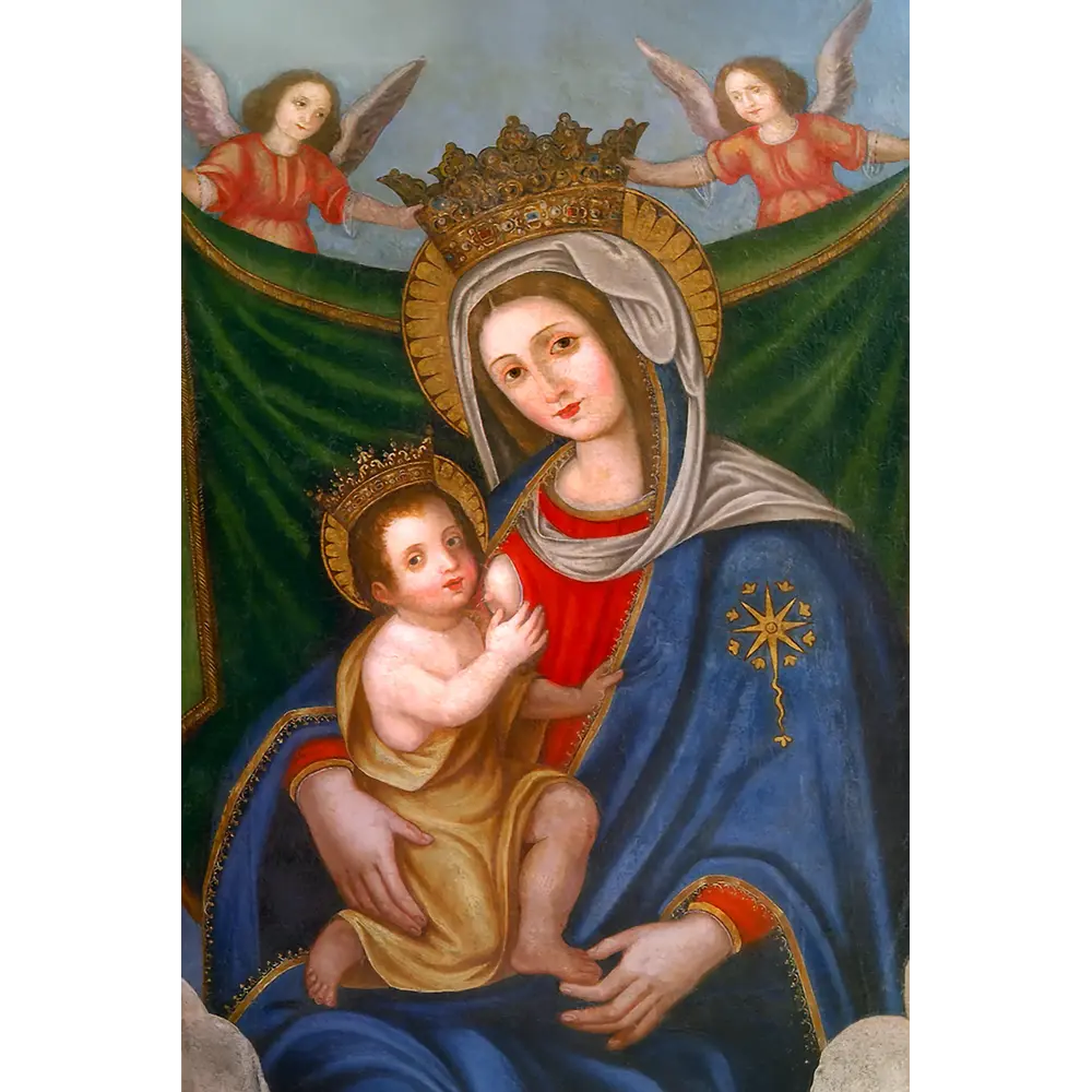 Fotoporcellana Madonna con Bambino - Santi | Velpas