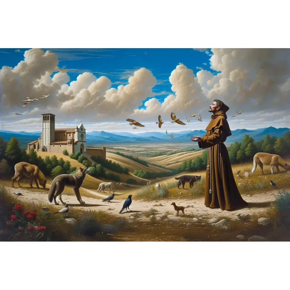 Fotoporcellana San Francesco d'Assisi - Santi | Velpas