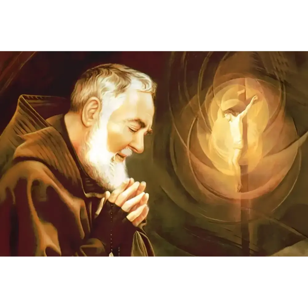 Fotoporcellana Padre Pio da Pietrelcina - Santi | Velpas
