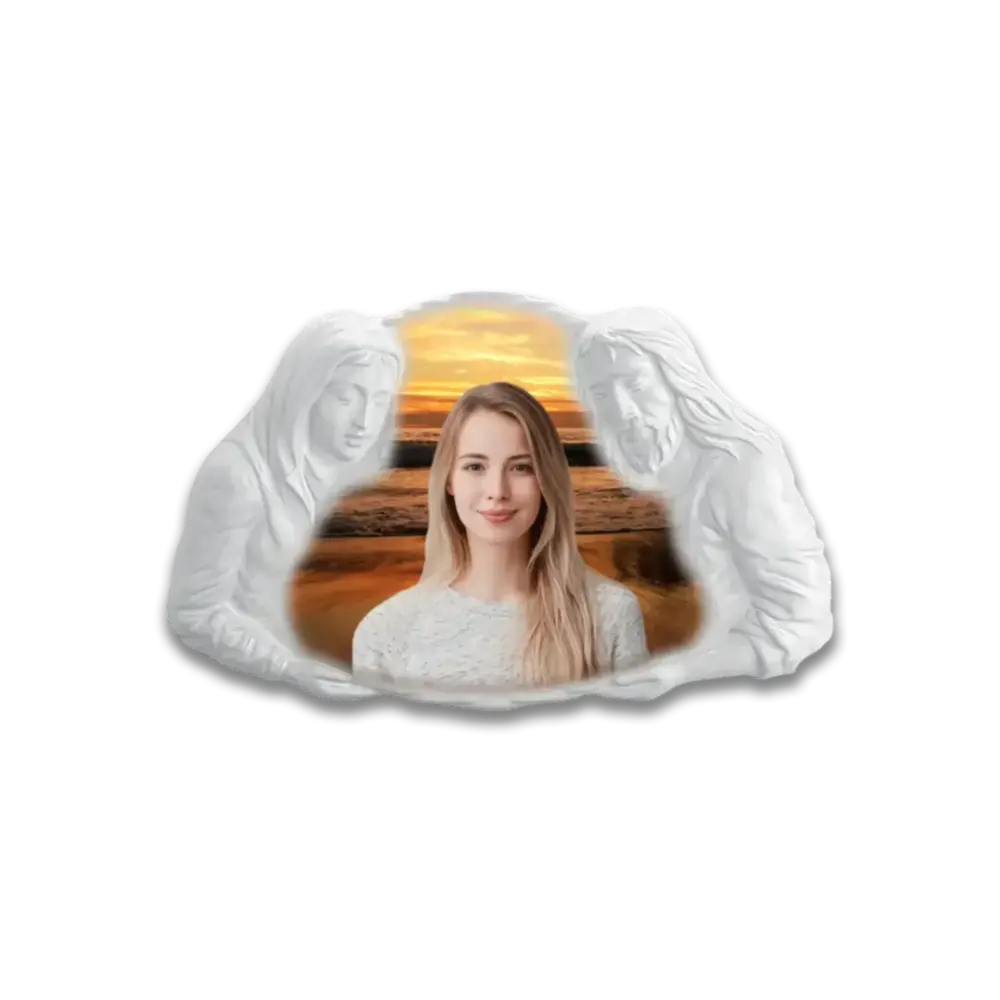 Fotoporcellana Targa Cristo e Madonna - Targhe a Parete | Velpas