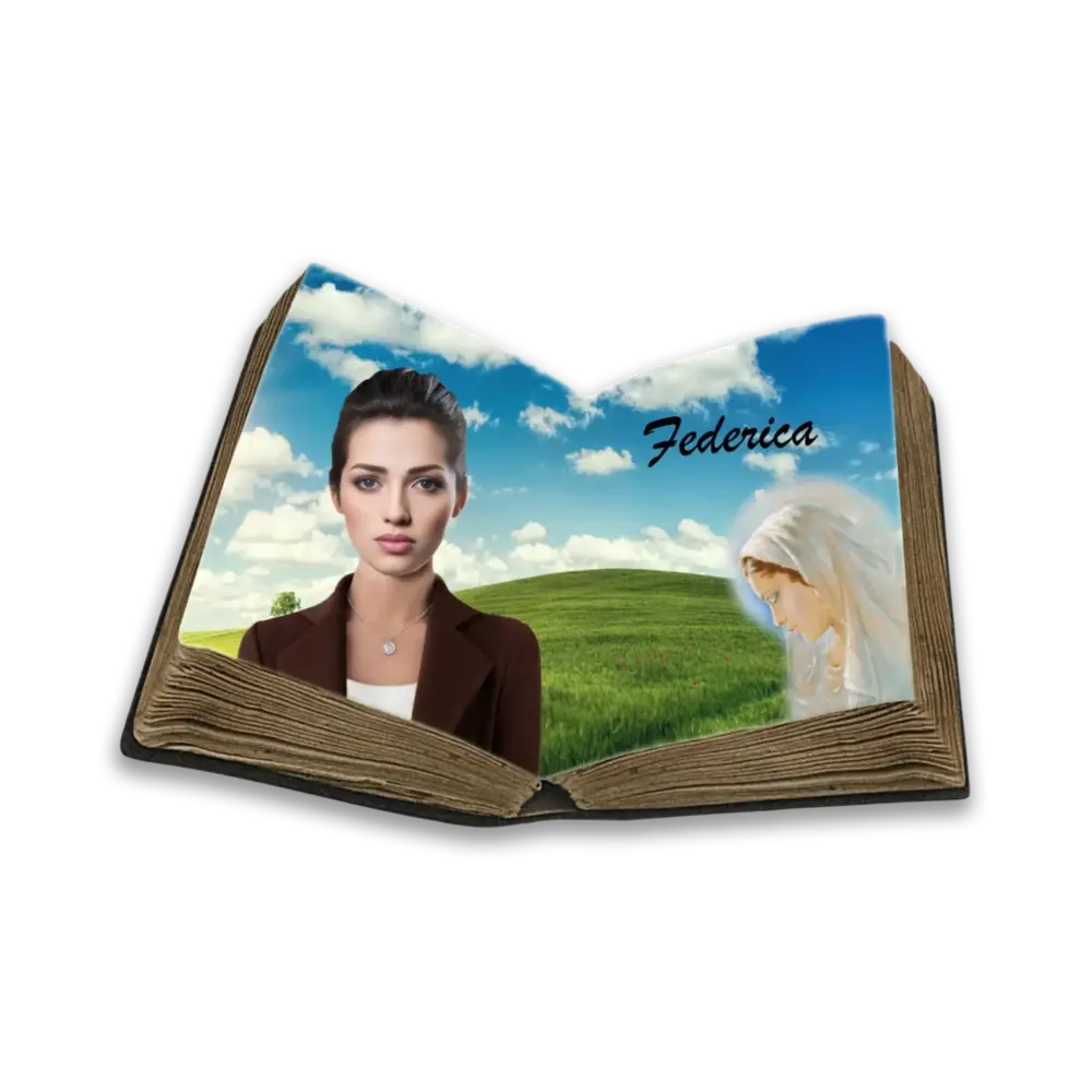 Fotoporcellana Targa a Libro - Targhe a Parete | Velpas