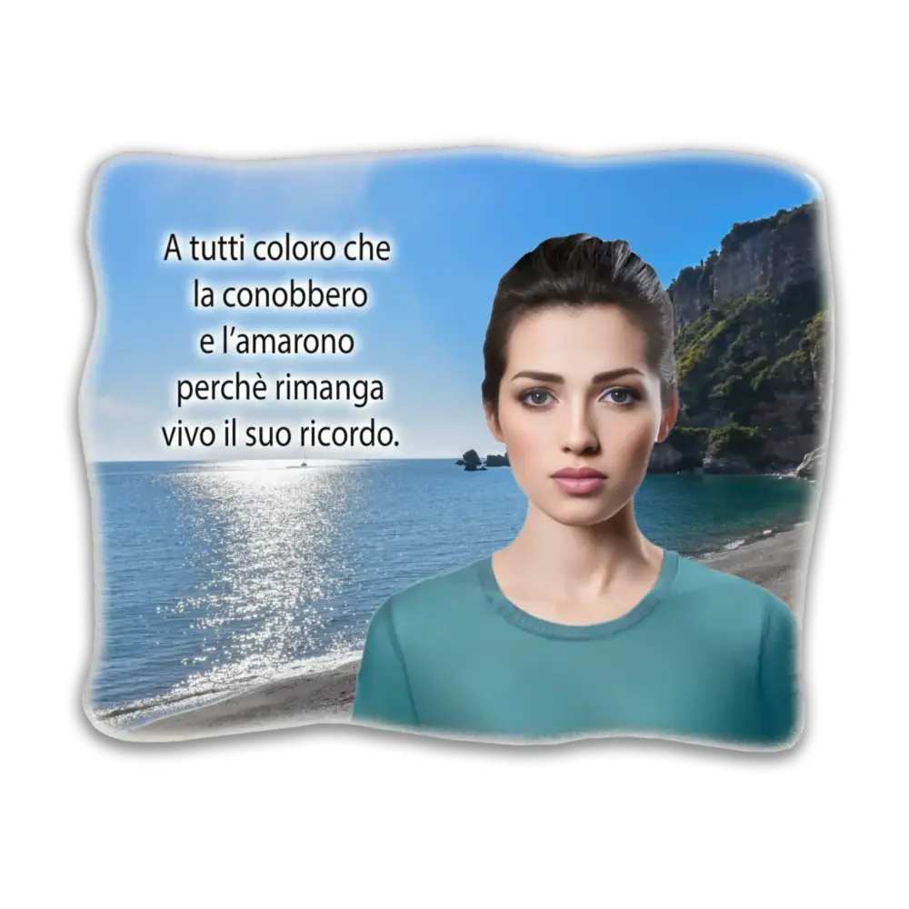 Fotoporcellana Targa Corfu' - Targhe a Parete | Velpas